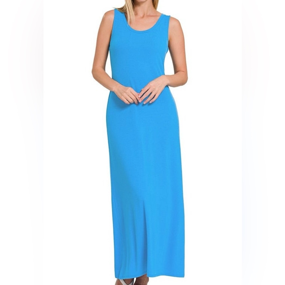 Zenana Sleeveless Maxi Dress